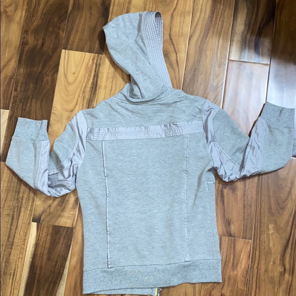 PH8 Grey Hooded Zipper Jacket sz S - Picture 6 of 6